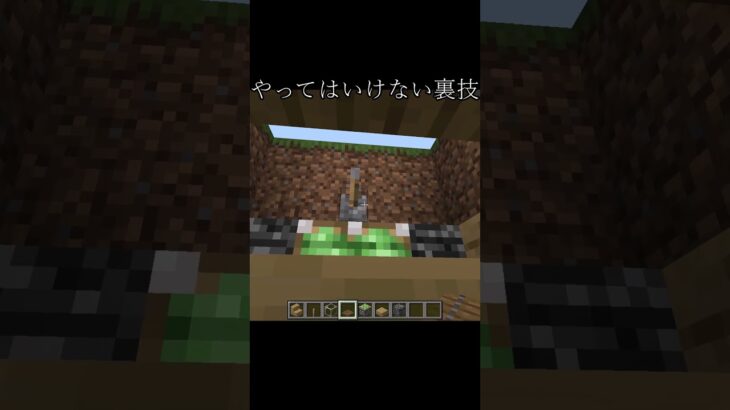 恐怖の裏技 #minecraft #上手いと思ったら高評価 #マイクラ #マイクラ #ゆっくり実況#裏技