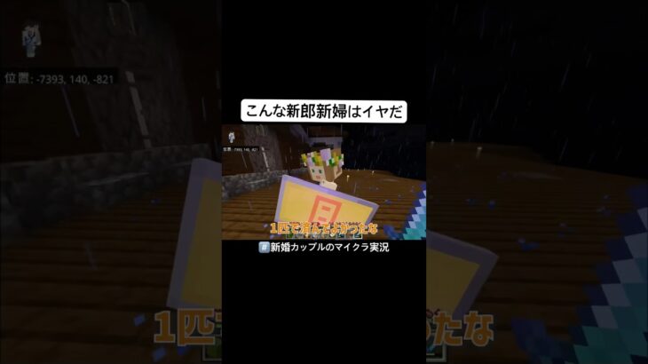 こんな新郎新婦はイヤだ #マイクラ #カップルゲーム実況 #マインクラフト #ゲーム実況 #minecraft #かづさゆチャンネル #ゲーム #カップルゲーム