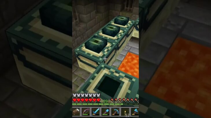 エンドポータル開通の儀式【マイクラ統合版】(アドオン入りのワールド)見慣れた光景です #minecraft #マイクラ #マインクラフト