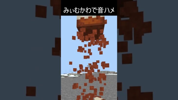 みぃむかわによる音ハメ動画  #マイクラ #minecraft #マインクラフト