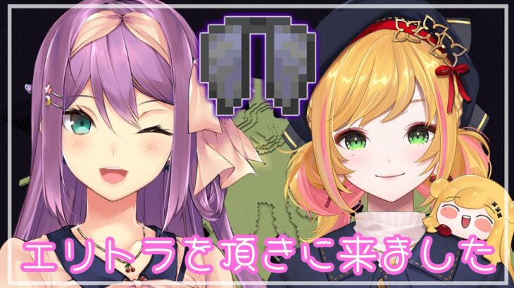 【minecraft】りつぴな エリトラ回収業者始めました【にじさんじ/桜凛月】