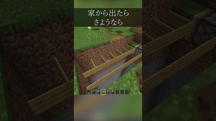 こんな所に穴掘ったやつ出てこい#minecraft  #マイクラ