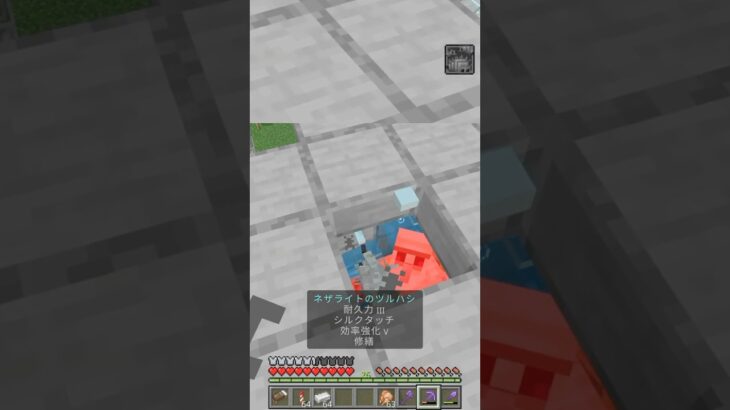 マイクラあるある｢虫食い経験値トラップで対象物に虫食いのスプラッシュポーションをかけようとして自分もくらう。｣ #マイクラ #マインクラフト #minecraft #虫食い経験値トラップ