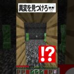 動画にある異変を全て見つけろ #マイクラ #マインクラフト #minecraft