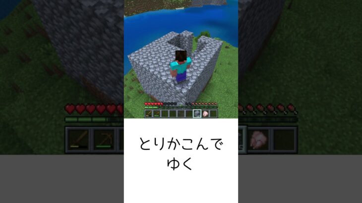 マイクラあるある|まだ時間があるあの丘に家作ろう #マイクラ #マインクラフト #minecraft
