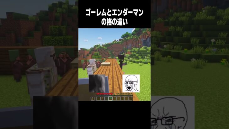 格の違い  #マイクラ #高校生 #minecraft #810 #shorts