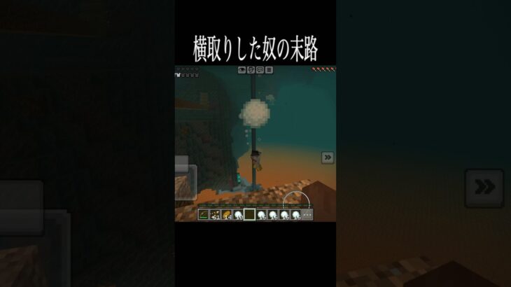 横取りするとこうなります。#マイクラ #minecraft #gaming #いいね#shorts