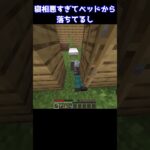 マイクラでモブを寝かせる方法 #minecraft  #マインクラフト #マイクラ #ゆっくり #minecraft #ゆっくり解説 #shorts
