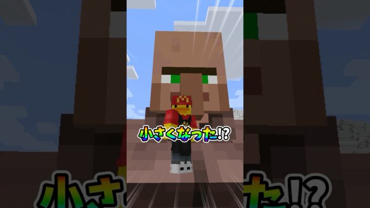 小さくなったら通れる⁇#マイクラ #マインクラフト #minecraft #shorts