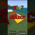 あなたは分かる?高さ検証！#マイクラ #マインクラフト #minecraft #shorts
