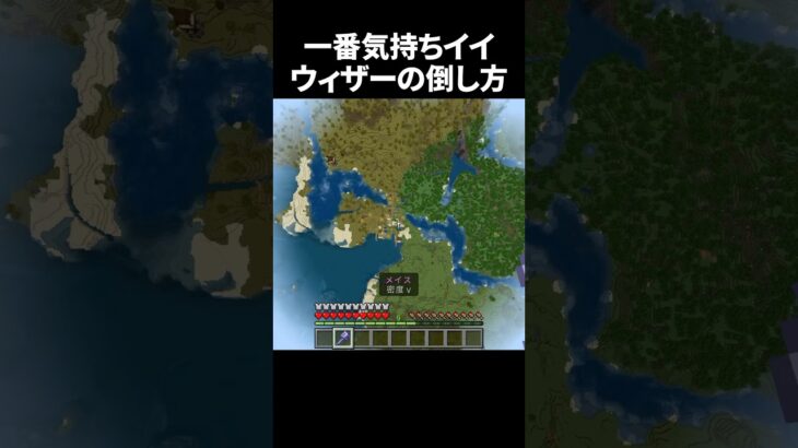 ウィザーの倒し方、成功例#minecraft #マインクラフト #マイクラ #shorts