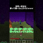 安全な家って聞きましたｗｗｗ #minecraft #マインクラフト #マイクラ #shots