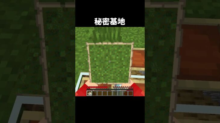 絶対にバレない秘密基地 #shorts #マインクラフト #マイクラ