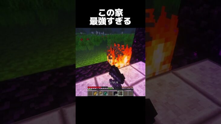 この家最強すぎる #shorts #マインクラフト #マイクラ