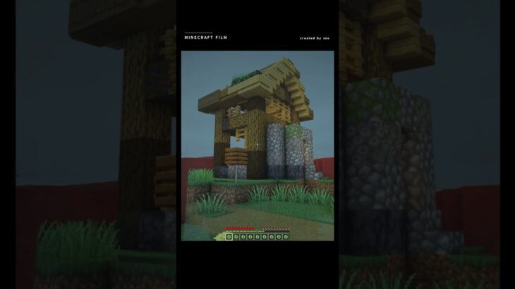 【マイクラ】超ヤバすぎる…変な家を見つけてしまった #shorts   #マインクラフト #マイクラ