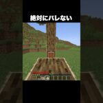 絶対にバレない #shorts #マインクラフト #マイクラ