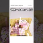 【マイクラ】世界一かわいいベッド　#shorts #マイクラ
