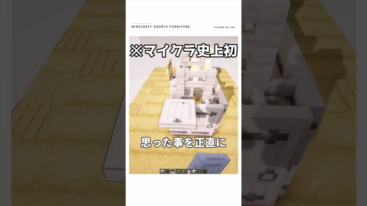 【マイクラ】こんなの誰も見たことない．．．　#shorts  #マイクラ