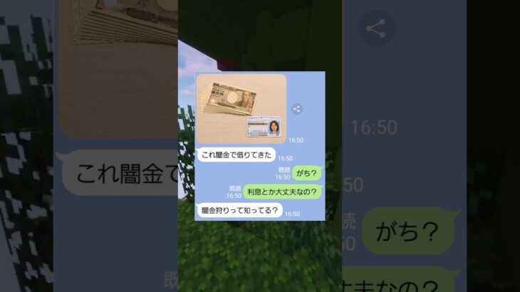 闇金狩りをした女の末路ｗｗ　#マイクラ #スカっと #shorts