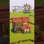 【マイクラ建築】ヨーロッパ風の家を建築してみた #shorts #minecraft #マイクラ #マイクラ建築