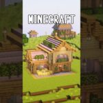 【マイクラ建築】かわいい桜の家を建築してみた #shorts #minecraft #マイクラ #マイクラ建築