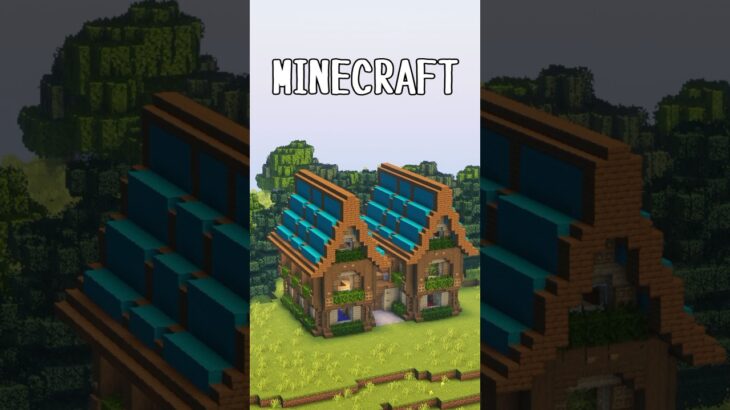 【マイクラ建築】おしゃれな大きな家を建築してみた #shorts #minecraft #マイクラ #マイクラ建築