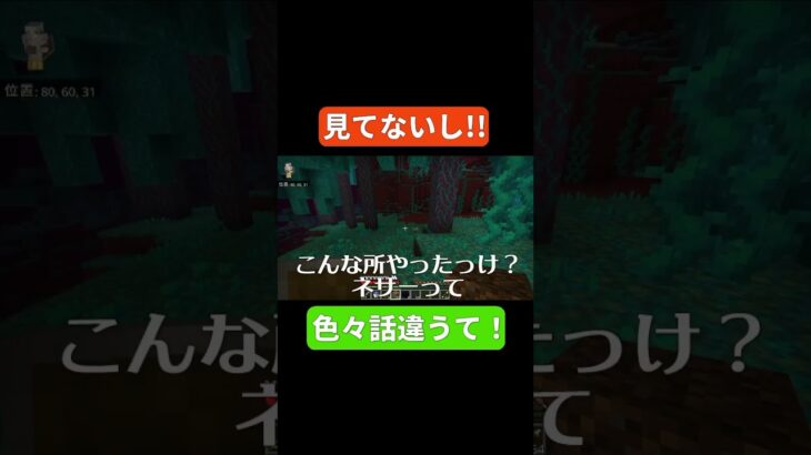 知ってるネザーじゃない？！ #shorts #minecraft #マイクラ #マインクラフト