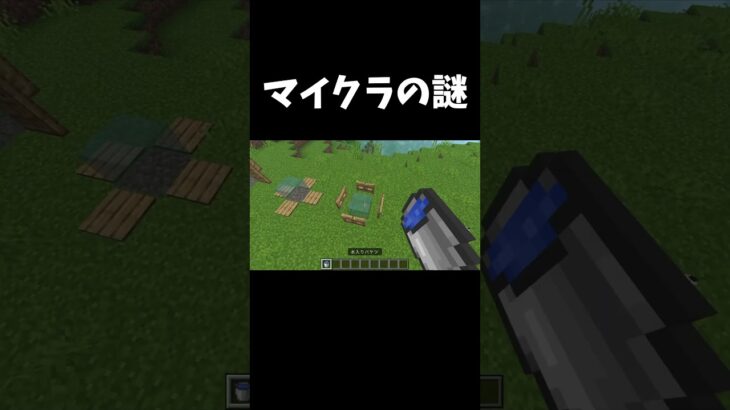 マイクラの謎 #shorts #マイクラ #マインクラフト #minecraft