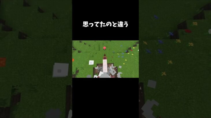 思ってたのと違う #shorts #マインクラフト #マイクラ #minecraft