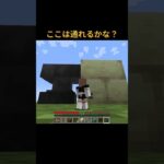 通れる？通れない？　#shorts #マイクラ #マインクラフト #minecraft