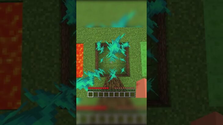 まさかのあれで耐えれる、、！！　＃マイクラ