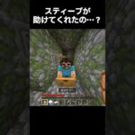 捨てられたスティーブ…😢😢😢#マイクラ #マインクラフト