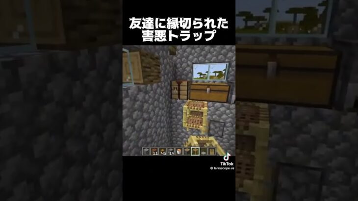 マイクラでこれつくつたらこれ作ったら友達に縁を切られた #マイクラ #マインクラフト #ゲーム実況