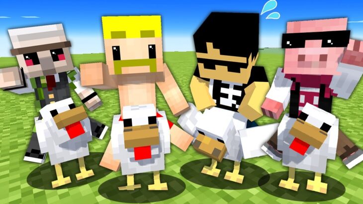 チキンジョッキーになってエンドラ討伐【マイクラ】