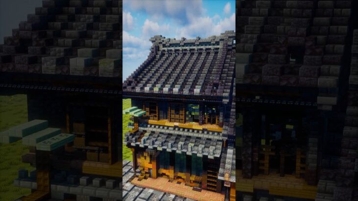 【マイクラ建築】建築ガチ勢が作った川越蔵の街の和風民家！#マイクラ#マインクラフト 和風の街並み