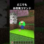 どこでもお花見コマンド【マイクラ統合版】