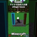 ロブロックスで村人の家を作ってみた