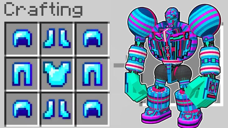 進化した最強ロボットが作れるマインクラフト【 マイクラ / マインクラフト 】