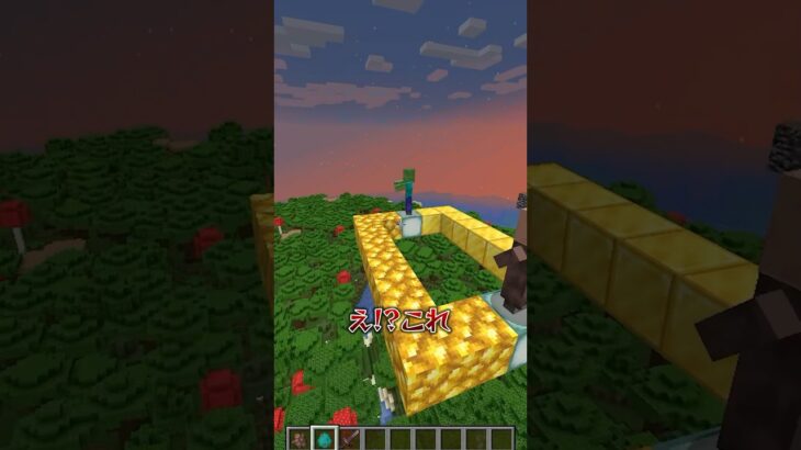 ゾンビはどっちを選ぶ？ #マイクラ