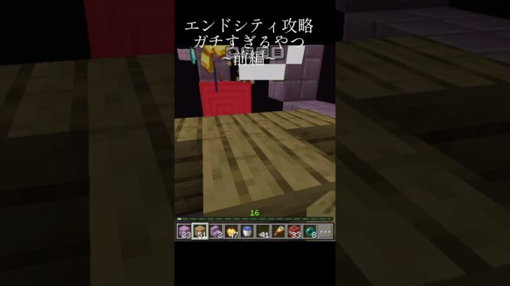 エンドシティ攻略ガチすぎるやつ ~前編~ #マイクラ #マイクラ統合版 #ガチ勢 #マインクラフト