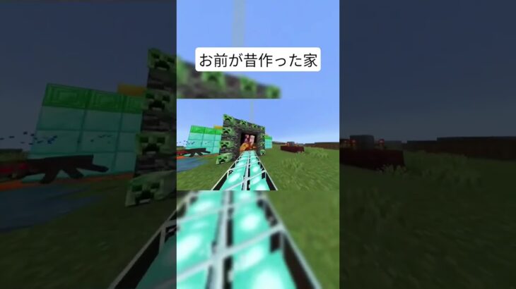 お前が昔作った家　#マイクラ　#中学生