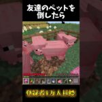 友達のペットを倒したら、、、【マイクラ】これは罠だァァァ粉バナナァ