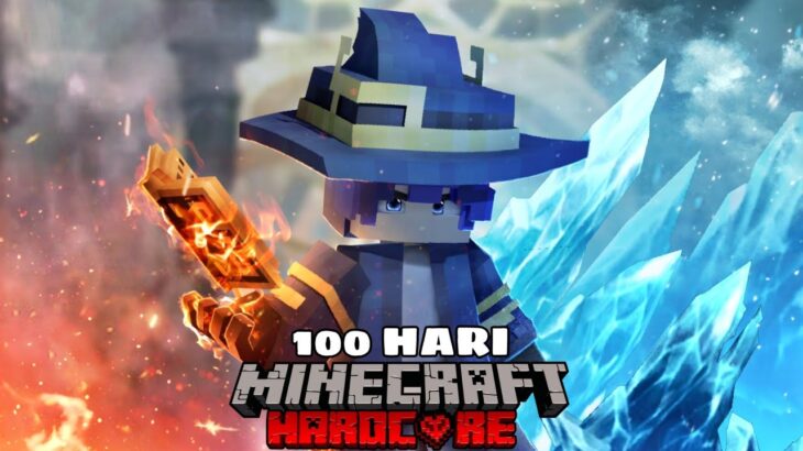 100 hari di Minecraft Hardcore Jadi Penyihir