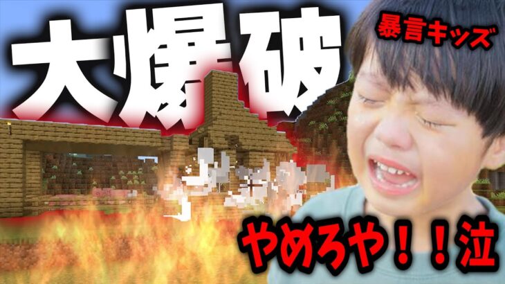 【マイクラ】イキリ小学生に家を燃やされたので100倍返ししたったｗｗｗｗｗｗｗ【マインクラフト】【Minecraft】