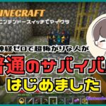 【ニンテンドースイッチでマイクラ】運動神経ゼロで超怖がりな人が普通のサバイバルはじめました☆＃15：エンチャント付け準備ブランチマイニング【マイクラ女性実況/switch/統合版/1.21.90】
