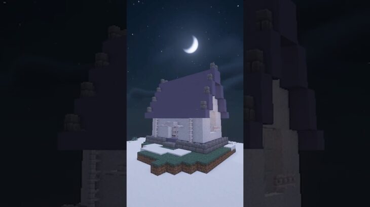 【マイクラ】30分建築チャレンジ！ネイル×白の家｜Survival house #minecraft #shorts