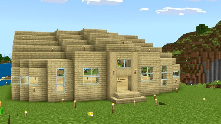 【マインクラフト】 #6 ガチ家づくり！まったり作業