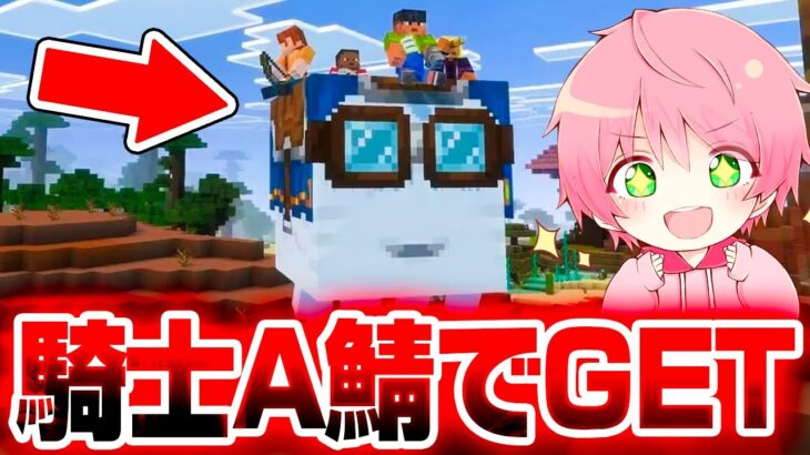 【マイクラ】復活の騎士Aサーバー！ハッピーガストを友達にしたい生放送！✨【てるとくん / 騎士X / STPR Family】