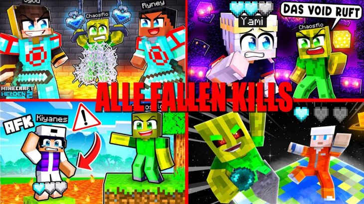ALLE FALLEN KILLS von CHAOSFLO44 in MINECRAFT HELDEN 2💀 (zu krass)