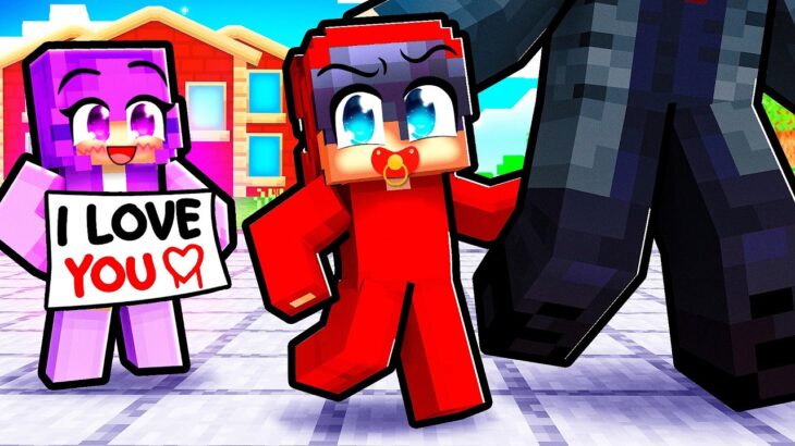 BABY ZOEY Has a Crush on BABY CASH (Minecraft)